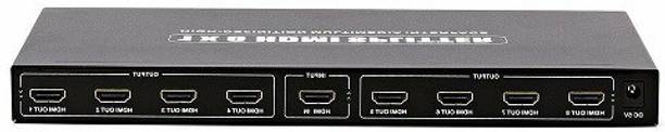 PAC  TV-out Cable 8 port hdmi splitter 2k*4k(1in 8out)