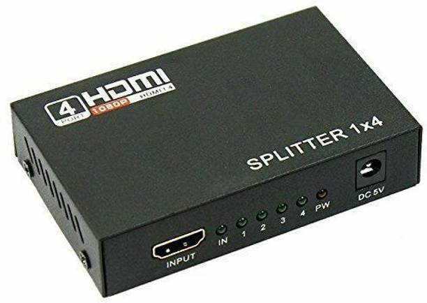 PAC  TV-out Cable 1 in 4 out 4 port hdmi splitter 2k*4k