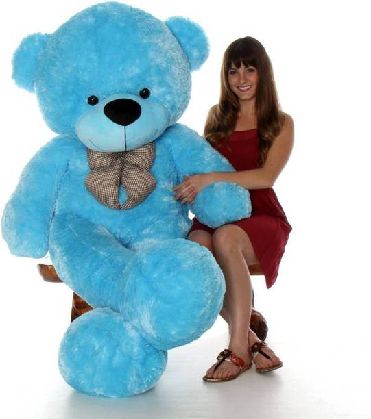 MOLAP Blue Teddy Bear Hugable and Loveable Teddy Bear-90Cm(Blue) - 90 cm (Blue)  - 92 cm