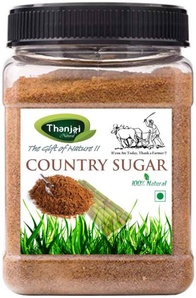 THANJAI NATURAL COUNTRY SUGAR 2KG JAR PURE 100% NATURAL Sugar