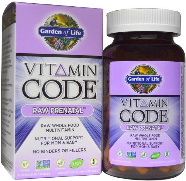 Garden Of Life Vitamin Code, Raw Prenatal, 90 Vegetarian Capsules