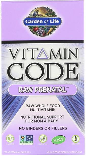 Garden Of Life Vitamin Code, Raw Prenatal, 180 Vegetarian Capsules