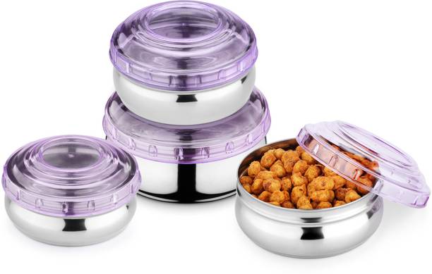 Jensons Steel Fridge Container  - 700 ml, 450 ml, 300 ml, 200 ml