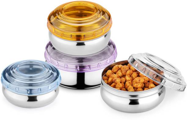 Jensons Steel Fridge Container  - 700 ml, 450 ml, 300 ml, 200 ml