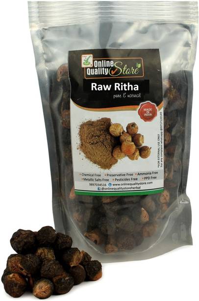Online Quality Store Raw Reetha For Hair Natural (Ritha) Dried Form_250g