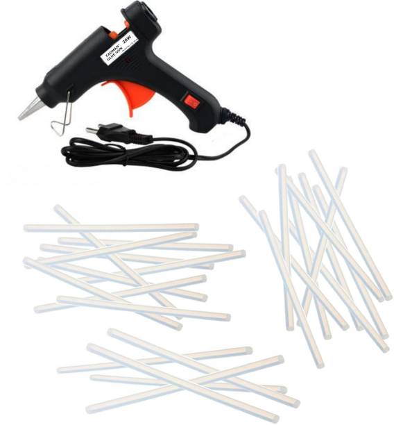 fadman 20w black mini hot melt glue gun 25 sticks standard temperature corded