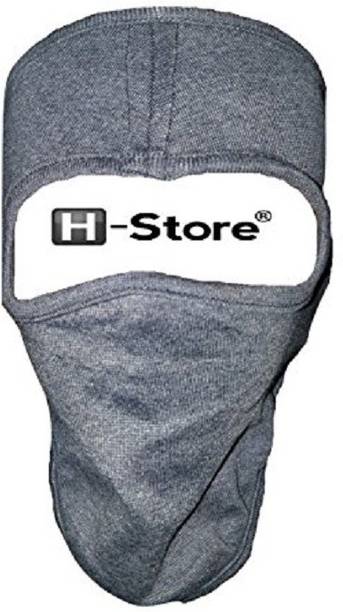 H-Store Grey Bike Face Mask for Men & Women