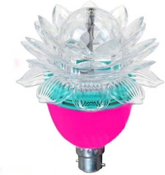 SK ASHOKA MULTICOLOR LOTUS LED Single Disco Ball