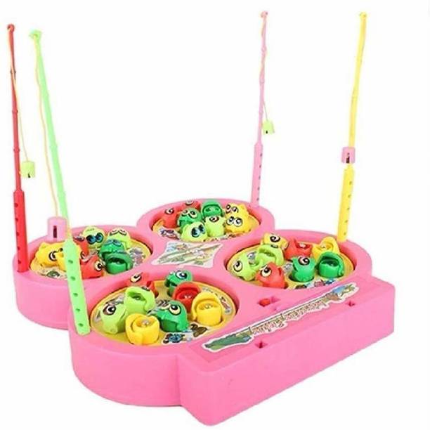 Navkar Battery Operated Fish catching Game Party & Fun Board Game