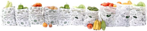 Clean Planet Eco-Friendly Vegetable and Fruit Storage Bag Pack of 10 Grocery Bags
