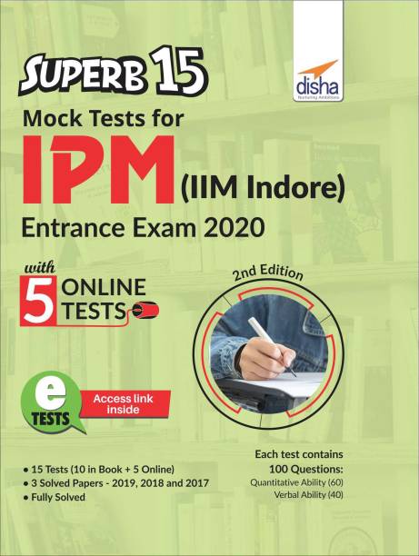 SuperB 15 Mock Tests for IPM (IIM Indore) Entrance Exam 2020 with 5 Online Tests 2nd Edition