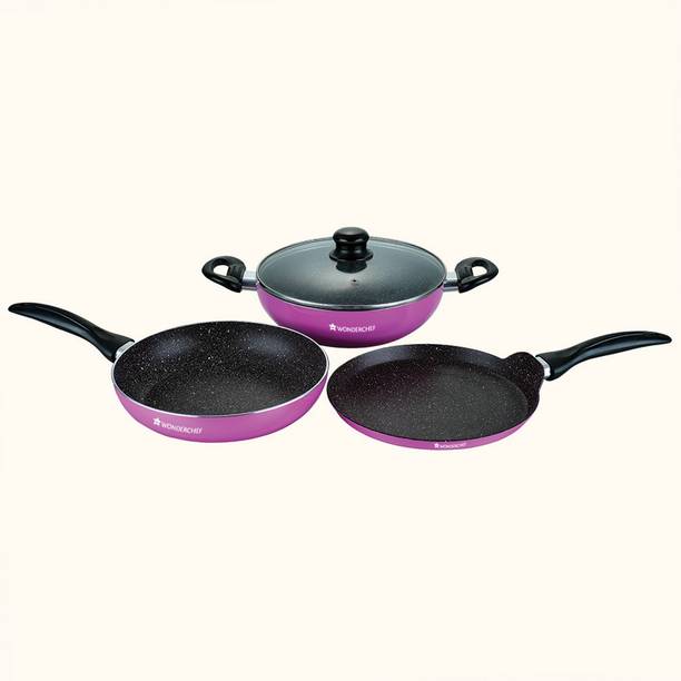 WONDERCHEF Athena Induction Bottom Non-Stick Coated Cookware Set