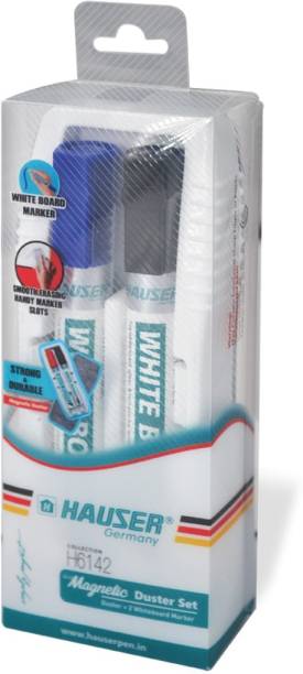 HAUSER Whiteboard Markers + Duster Set