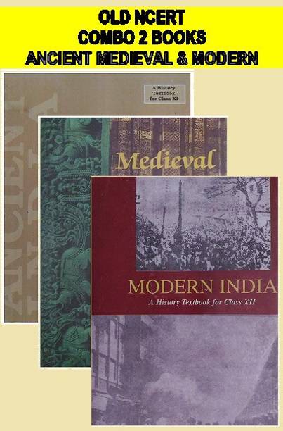 Ancient India By RS Sharma, Medieval India By Satish Chandra And Modern India By Bipin Chandra Old NCERT History