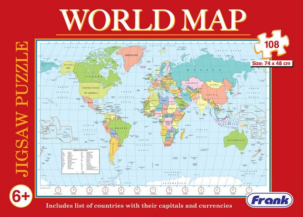 Frank World Map Puzzle