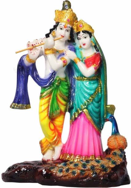 S A Gifts Sai Amrut Radha Krishna Murti Showpiece for Home Decor Decorative Showpiece  -  21 cm