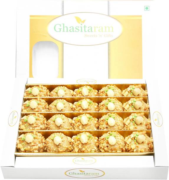 Ghasitaram Gifts Roasted Kaju Laddoo Box