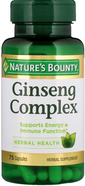 Nature's Bounty Ginseng Complex, 75 Capsules