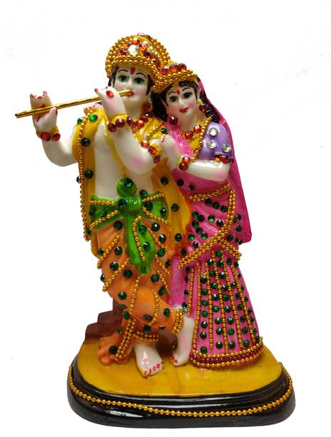 VA Retain Radha Krishna Statue Decorative Showpiece  -  20 cm