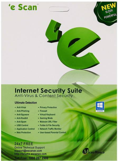 ESCAN Internet Security 1 User 1 Year