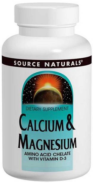 Source Naturals Calcium & Magnesium, 300 mg, 250 Tablets