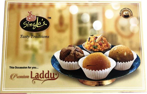 Singla Sweets Premium Atta laddu 1kg Box