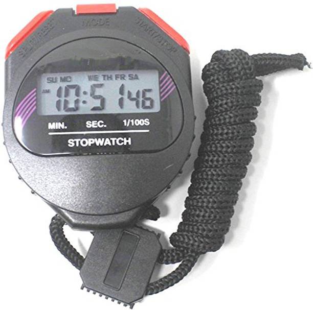 Racer Digital Stopwatch with Lap Record System and Alarm Digital Stop Watch