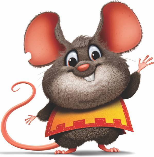 Jagvii 45 cm Mouse, Self Adhesive Sticker