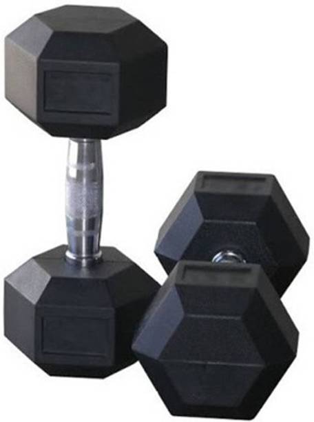 कॉगनान्ट FITNESS Professional Hex Shape (2pcs. * 2.5kg = 5kg) निश्चित वजन डम्बल
