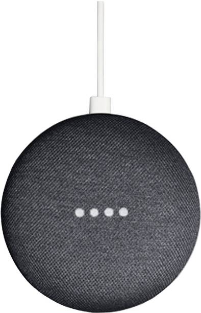 Google Home Mini Smart Connect with Syska Wi-Fi Enabled 9W Bulb (Charcoal) with Google Assistant Smart Speaker