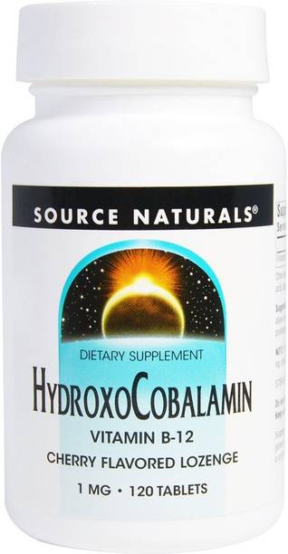 Source Naturals HydroxoCobalamin, Vitamin B12, Cherry Flavored Lozenge