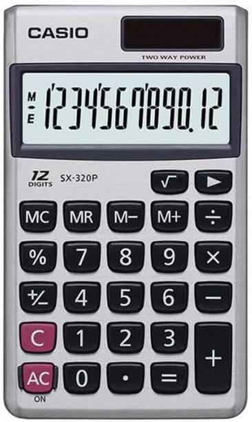 CASIO SX-320P-W Portable Basic  Calculator