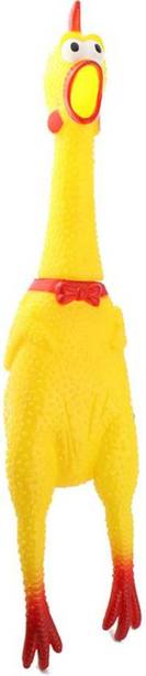 PSK PET MART High Quality Yellow Chicken Puppy Squeaky ...
