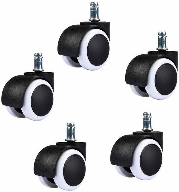 Bellveen Nylon Castor Pin Type Revolving Chair Wheel Appliance Furniture Caster