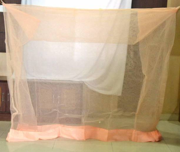 Divyanshi Cotton Adults Washable Polycotton Machardani Mosquito net for Bed Mosquito Net
