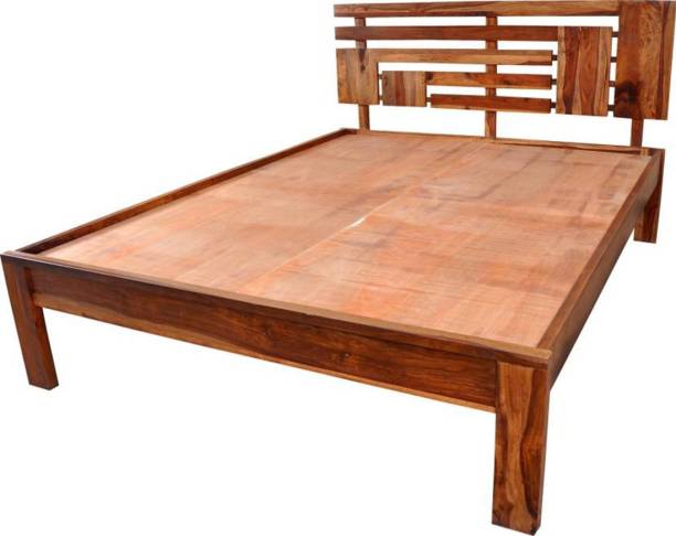 Home Edge Sheesham Wood Solid Wood King Box Bed