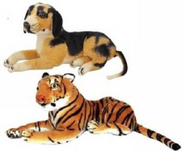 RBB HUB Dog & Tiger Combo - 30 cm (Multicolor) - 30 cm