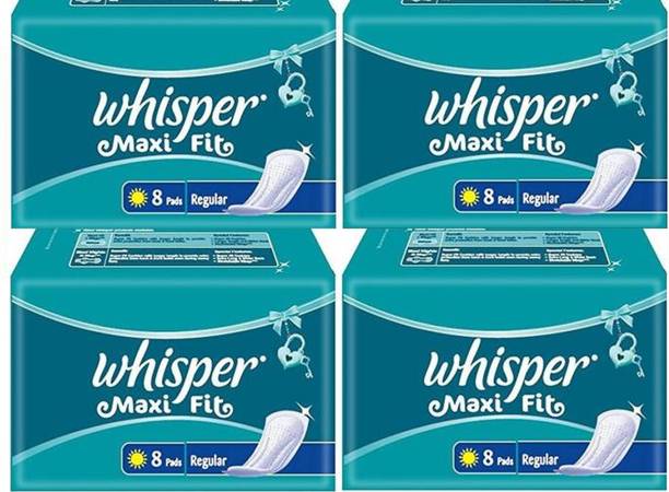 Whisper Maxi Fit Regular 8+8+8+8 Sanitary pad Sanitary Pad