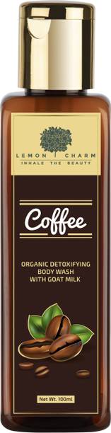 Lemon Charm Organic Coffee Detoxifying Body Wash with Goat Milk