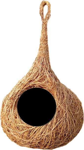 LIVEONCE ROUND organic coir bird nest for bird -STRONG Bird House