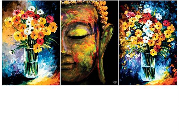 RANGOLI 3D MDF 1327 Digital Reprint 18 inch x 12 inch Painting