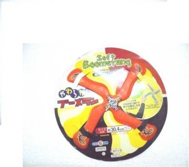Zanco  4 Finn Returning Mowgli Boomerang  (Orange) Right Handed Returning Boomerang