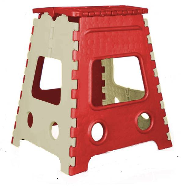 HARHIM New High Quality 18 Inch Plastic Folding Step Stool Kitchen Stool