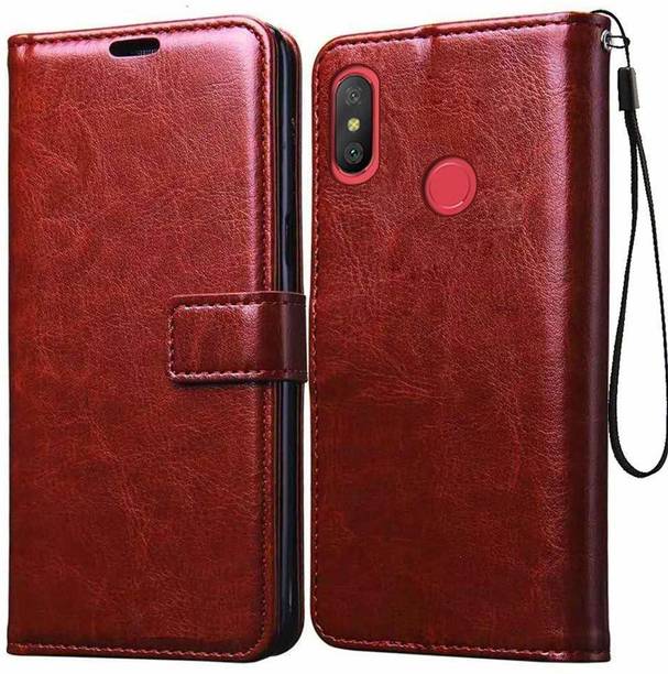 TINGTONG Flip Cover for Mi Redmi 6 pro