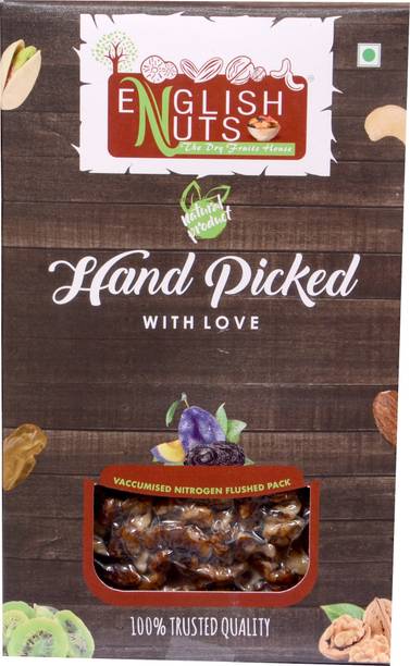 ENGLISH NUTS Kashmiri Brown Walnuts Kernels (Akhrot Giri) Without Shell - 225 GMS ( PACK OF 1 ) VACCCUM PACK Walnuts