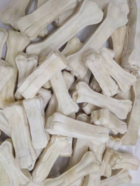 ms petcare Rawhide Dog Chew Bones Calcium Treat- 5 inches Beef Dog Chew