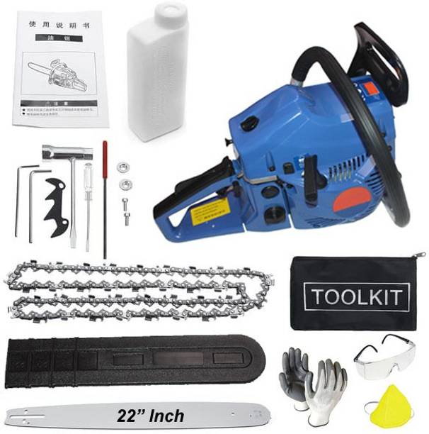 ISC Eco Professional Gasoline Fuel 58CC Chainsaw Heavy Duty Chainsaw With 22 "Blade & Attachments StarKut Eco Fuel Chainsaw