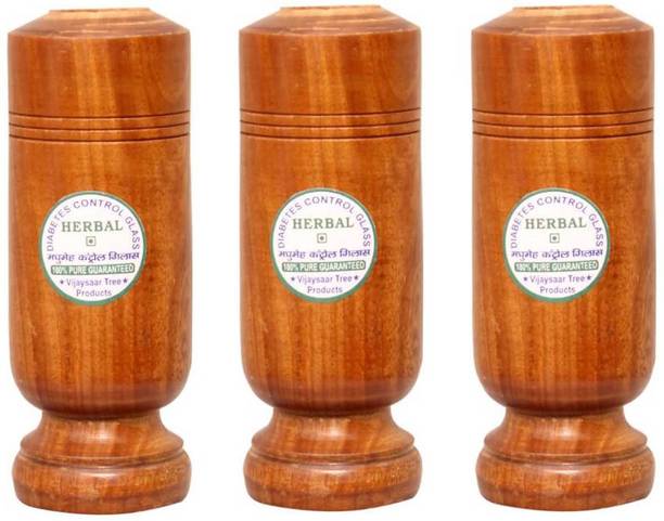 श्रोडिंगर 11013 Diabetesr Contro Glass Ayurvedic Wood- 3 PCS PER ORDER ग्लास