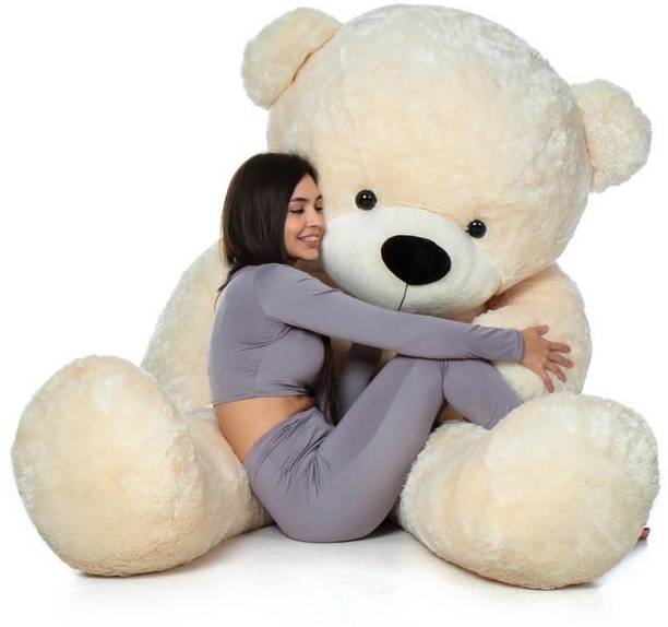 VEERA SOFT Teddy Bear 3 Feet valentines gift for girls Loveable - 121.92 cm
