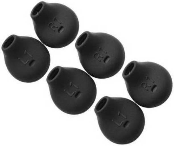 BBS PRO S6 Black earbuds,eartips Anti-Slip Silicone Replacement In The Ear Headphone Cushion